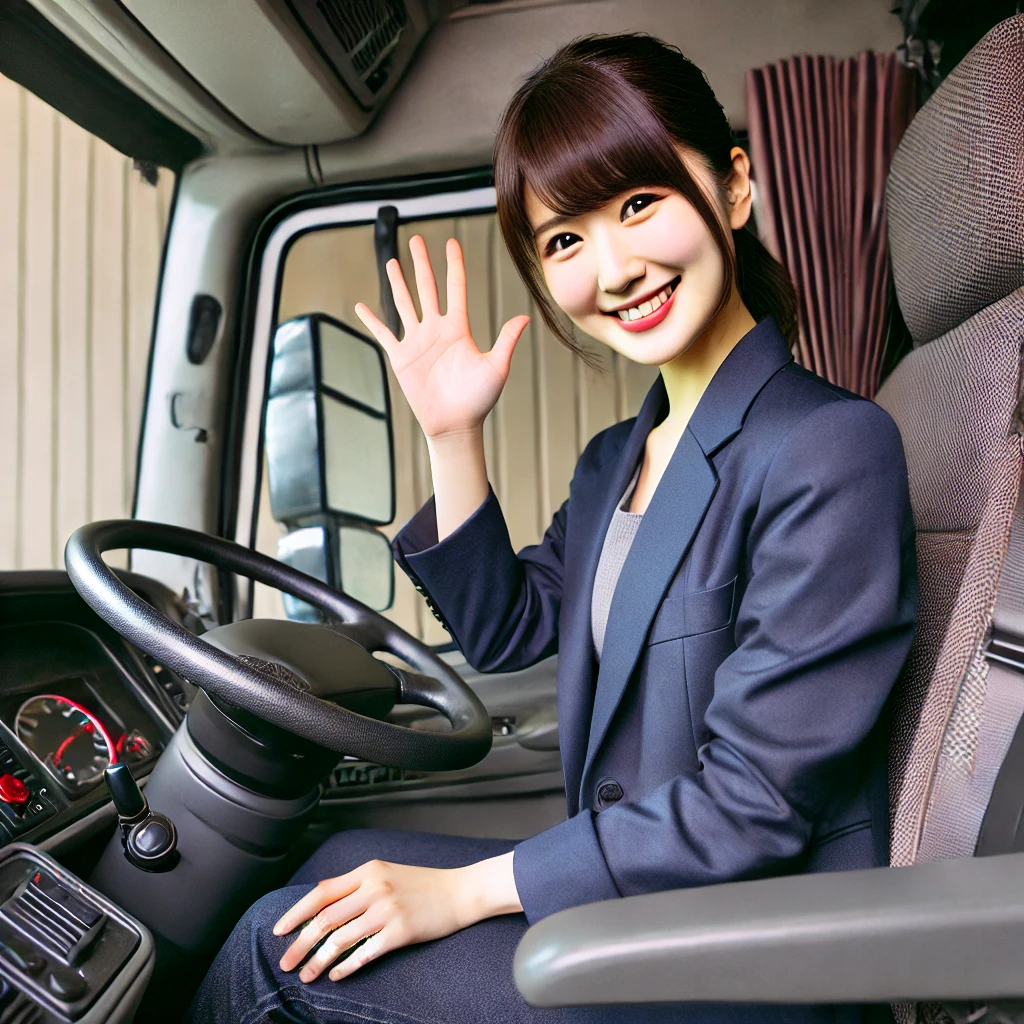 未経験でも安心！女性トラックドライバーが活躍