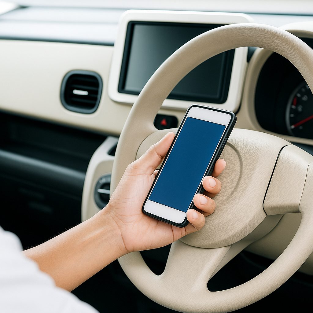 運転中 携帯を持っただけの注意点とリスク