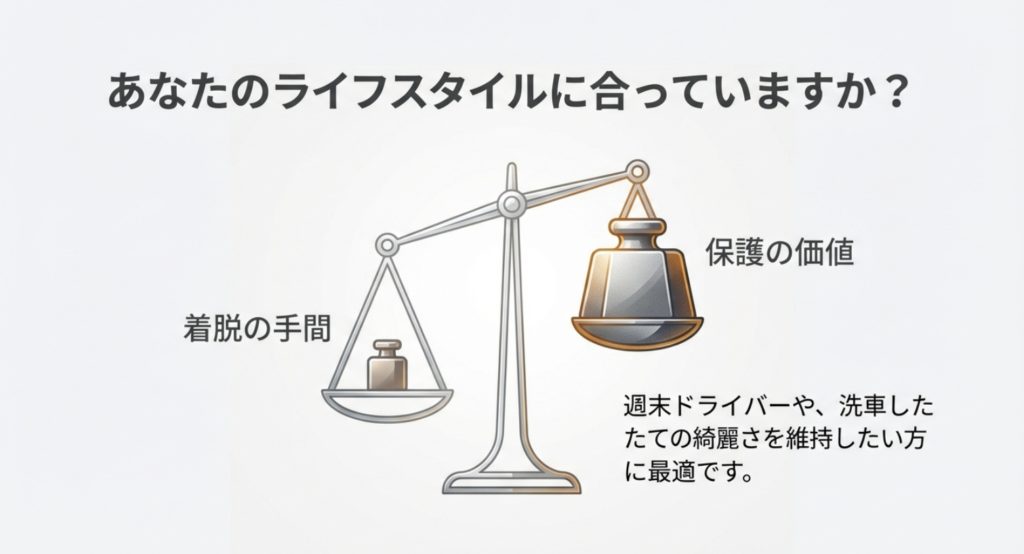 カバー使用のデメリットと向かない人