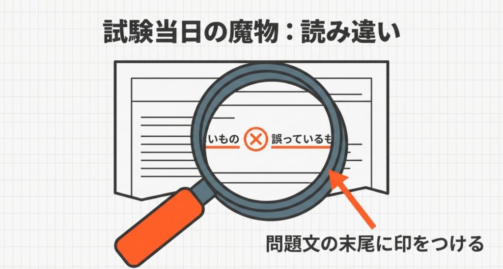 当日の時間配分とひっかけ問題の注意点