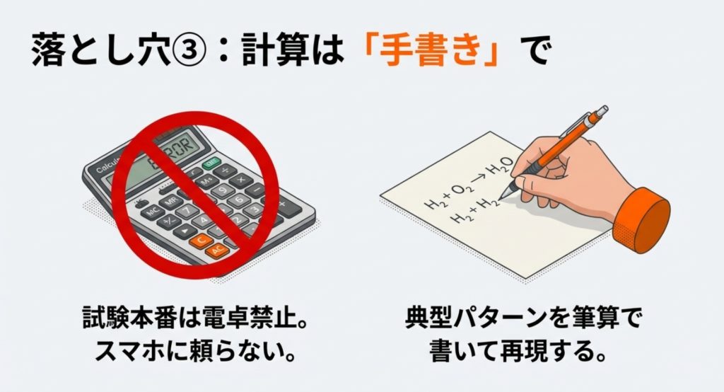 計算問題を電卓なしで解く方法