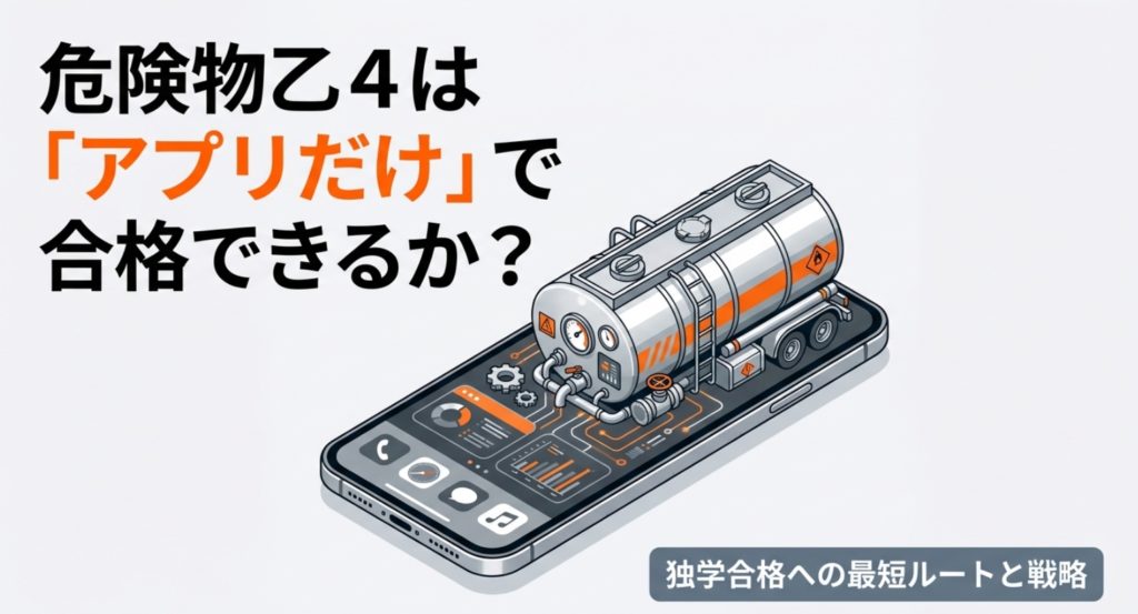 危険物乙4はアプリだけで