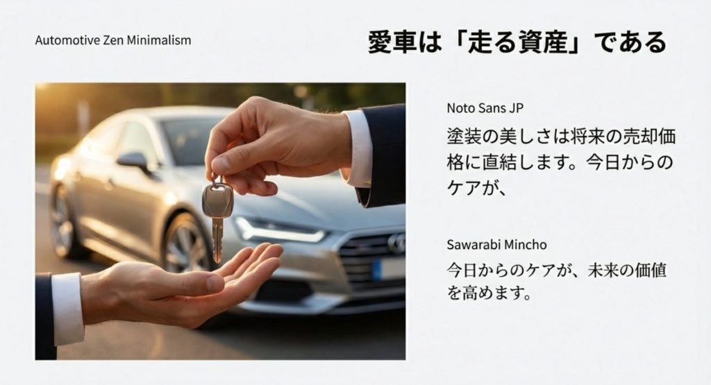 塗装を守り高く売却するためのコツ